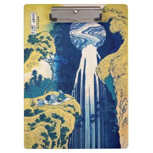 Katsushika Hokusai - Amida Falls Klemmbrett