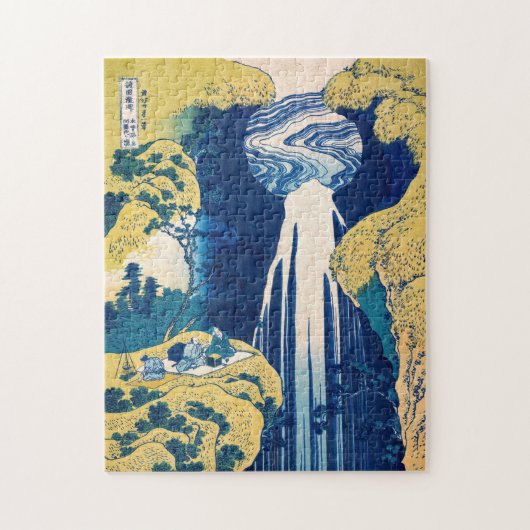 Katsushika Hokusai - Amida Falls Puzzle (Vertikal)