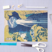 Katsushika Hokusai - Amida Falls Seidenpapier (Handwerk)