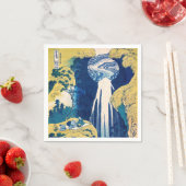 Katsushika Hokusai - Amida Falls Serviette (Beispiel)
