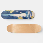 Katsushika Hokusai - Amida Falls Skateboard (Horizontal)