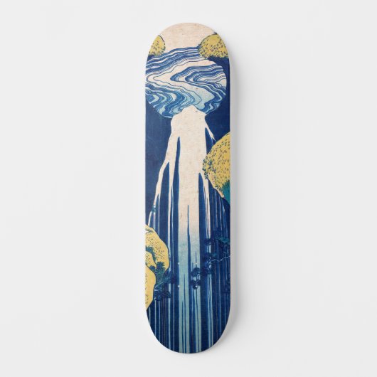 Katsushika Hokusai - Amida Falls Skateboard (Vorderseite)