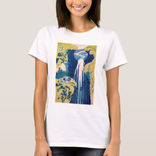 Katsushika Hokusai - Amida Falls T-Shirt
