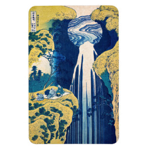Katsushika Hokusai - Amida-Wasserfall Magnet