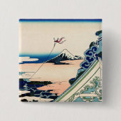 Katsushika Hokusai - Asakusa Honganji temple, Edo Button (Vorderseite)