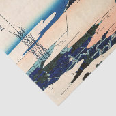 Katsushika Hokusai - Asakusa Honganji temple, Edo Seidenpapier (Ausschnitt)