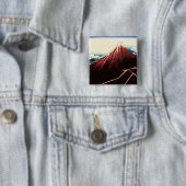 Katsushika Hokusai - Blitze unterhalb des Gipfels Button (Beispiel)