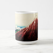 Katsushika Hokusai - Blitze unterhalb des Gipfels Kaffeetasse (Mittel)