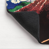 Katsushika Hokusai - Blitze unterhalb des Gipfels Mousepad (Ecke)