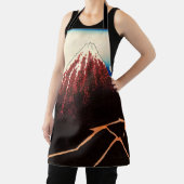 Katsushika Hokusai - Blitze unterhalb des Gipfels Schürze (InSitu)