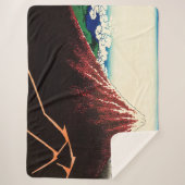 Katsushika Hokusai - Blitze unterhalb des Gipfels Sherpadecke (Vorderseite)