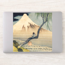 Katsushika Hokusai - Boy Viewing Mount Fuji