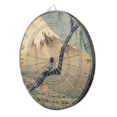 Katsushika Hokusai - Boy Viewing Mount Fuji Dartscheibe (Vorderseite rechts)