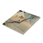 Katsushika Hokusai - Boy Viewing Mount Fuji Fliese (Seite)