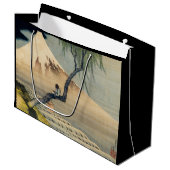 Katsushika Hokusai - Boy Viewing Mount Fuji Große Geschenktüte (Vorderseite Schrägansicht)