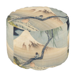 Katsushika Hokusai - Boy Viewing Mount Fuji Hocker