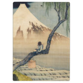 Katsushika Hokusai - Boy Viewing Mount Fuji Klemmbrett (Rückseite)