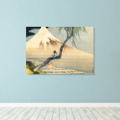Katsushika Hokusai - Boy Viewing Mount Fuji Leinwanddruck (Insitu (Holzboden))