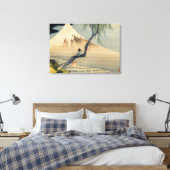 Katsushika Hokusai - Boy Viewing Mount Fuji Leinwanddruck (Insitu (Schlafzimmer))
