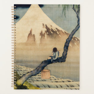 Katsushika Hokusai - Boy Viewing Mount Fuji Planer
