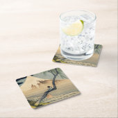 Katsushika Hokusai - Boy Viewing Mount Fuji Rechteckiger Pappuntersetzer (Vor Ort)