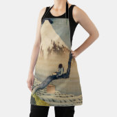 Katsushika Hokusai - Boy Viewing Mount Fuji Schürze (InSitu)