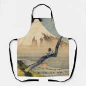 Katsushika Hokusai - Boy Viewing Mount Fuji Schürze (Vorderseite)