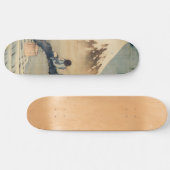 Katsushika Hokusai - Boy Viewing Mount Fuji Skateboard (Horizontal)