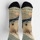 Katsushika Hokusai - Boy Viewing Mount Fuji Socken (Oben)