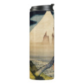 Katsushika Hokusai - Boy Viewing Mount Fuji Thermosbecher (Nach links gedreht)