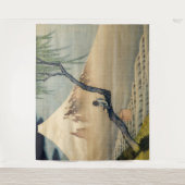 Katsushika Hokusai - Boy Viewing Mount Fuji Wandteppich (Vorderseite)