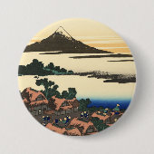 Katsushika Hokusai Dawn in der Provinz Kai Button (Vorderseite)