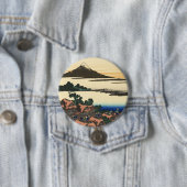 Katsushika Hokusai Dawn in der Provinz Kai Button (Beispiel)