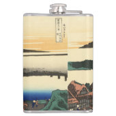 Katsushika Hokusai Dawn in der Provinz Kai Flachmann (Rückseite)