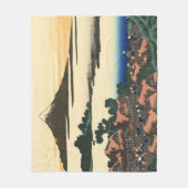 Katsushika Hokusai Dawn in der Provinz Kai Fleecedecke (Vorderseite)