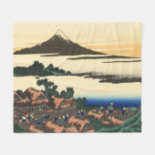 Katsushika Hokusai Dawn in der Provinz Kai Fleecedecke (Vorderseite (Horizontal))
