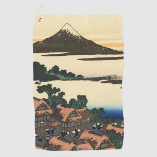 Katsushika Hokusai Dawn in der Provinz Kai Golfhandtuch