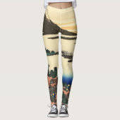 Katsushika Hokusai Dawn in der Provinz Kai Leggings (Vorderseite)