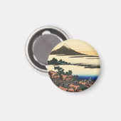 Katsushika Hokusai Dawn in der Provinz Kai Magnet (Vorderseite/Rückseite)