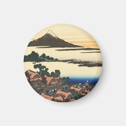 Katsushika Hokusai Dawn in der Provinz Kai Magnet (Vorne)