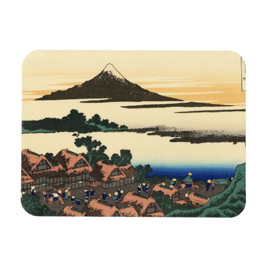 Katsushika Hokusai Dawn in der Provinz Kai Magnet (Horizontal)
