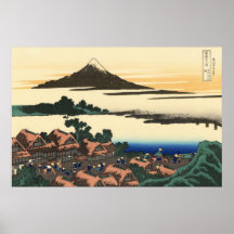Katsushika Hokusai Dawn in der Provinz Kai