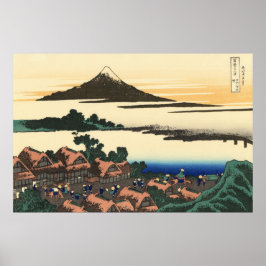Katsushika Hokusai Dawn in der Provinz Kai Poster