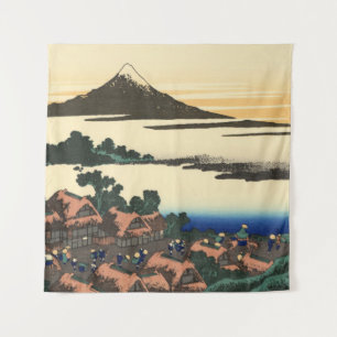 Katsushika Hokusai Dawn in der Provinz Kai Wandteppich