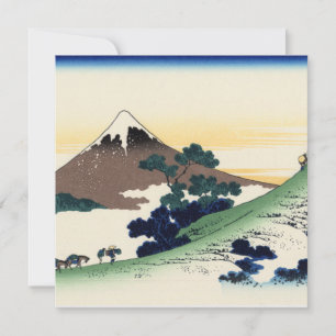 Katsushika Hokusai. Der Eindringpass in der Provin