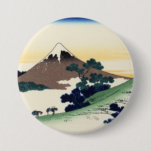 Katsushika Hokusai. Der Eindringpass in der Provin Button (Vorderseite)