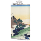 Katsushika Hokusai. Der Eindringpass in der Provin Flachmann (Links)