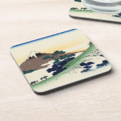 Katsushika Hokusai. Der Eindringpass in der Provin Getränkeuntersetzer (Linke Seite)