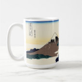 Katsushika Hokusai. Der Eindringpass in der Provin Kaffeetasse (Links)
