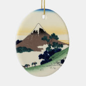 Katsushika Hokusai. Der Eindringpass in der Provin Keramik Ornament (Rechts)